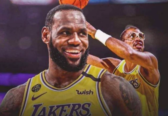  詹姆斯总得分超越贾巴尔，湖人主场举行庆典  